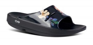 Oofos OOahh Limited Slide Sandal Sandalen Damen Wild Flora | 873460TOW