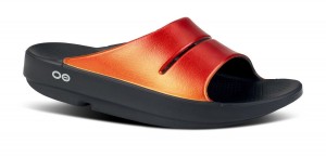 Oofos OOahh Luxe Slide Sandal Sandalen Damen Solstice | 129470UGH