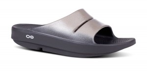 Oofos OOahh Luxe Slide Sandal Sandalen Damen Latte | 962740BPQ