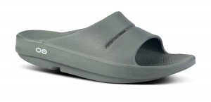 Oofos OOahh Slide Sandal Sandalen Damen Olivgrün | 586072KZA
