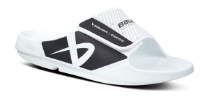 Oofos OOahh Sport Flex Sandal Sandalen Damen Weiß | 308465BUT
