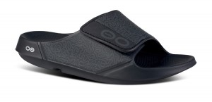 Oofos OOahh Sport Flex Sandal Sandalen Herren Schwarz | 096278HWP
