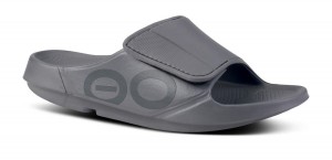 Oofos OOahh Sport Flex Sandal Sandalen Herren Slate | 892517MPC