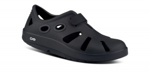 Oofos OOcandoo Sandal Schuhe Herren Schwarz | 108543EMA