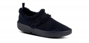 Oofos OOcoozie Low Shoe Hausschuhe Damen Schwarz | 059823KMA