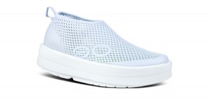 Oofos OOmega Chukka Shoe Schuhe Damen Weiß Lila | 150846OKQ
