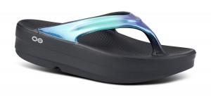 Oofos OOmega OOlala Luxe Sandal Sandalen Damen Atlantis | 216530TNV
