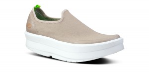 Oofos OOmega eeZee Low Shoe Schuhe Damen Weiß | 859740KZE