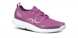 Oofos OOmg Sport LS Low Shoe Schuhe Damen Weiß Lila | 926073PIS
