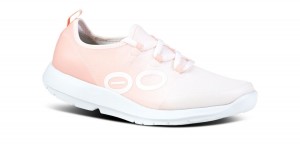 Oofos OOmg Sport LS Low Shoe Schuhe Damen Weiß Rosa | 694815BVM
