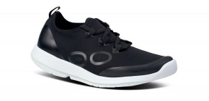 Oofos OOmg Sport LS Low Shoe Schuhe Damen Weiß Schwarz | 629304JZT