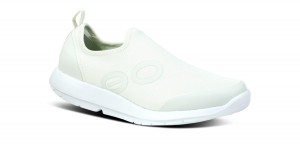 Oofos OOmg Sport Low Shoe Schuhe Damen Weiß Grau | 784951TJO