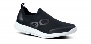 Oofos OOmg Sport Low Shoe Schuhe Damen Weiß Schwarz | 530486BTP
