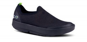 Oofos OOmg eeZee Low Shoe Schuhe Damen Schwarz | 981257YPM