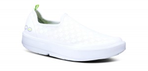 Oofos OOmg eeZee Low Shoe Schuhe Damen Weiß | 026854GCD